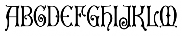 Granville Condensed Font UPPERCASE