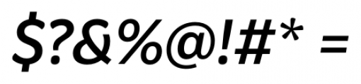 Graviola Medium Italic Font OTHER CHARS