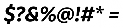 Graviola Soft Bold Italic Font OTHER CHARS