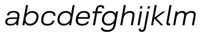 Grayfel Extended Italic Font LOWERCASE