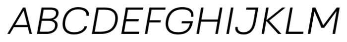 Grayfel Extended Light Italic Font UPPERCASE