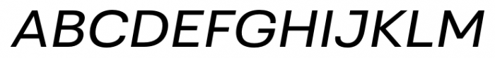 Grayfel Extended Medium Italic Font UPPERCASE