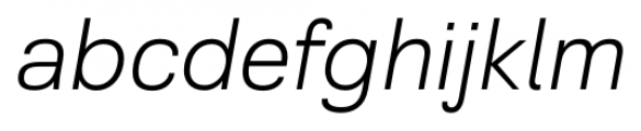 Grayfel Normal Light Italic Font LOWERCASE