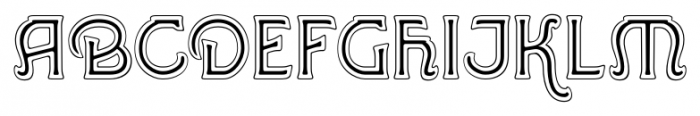 Greene and Hollins No1 Font UPPERCASE