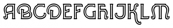 Greene and Hollins No2 Font UPPERCASE
