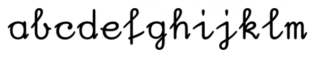 Greenwood Regular Font LOWERCASE