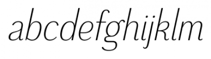 Grenale Cond Light Italic Font LOWERCASE