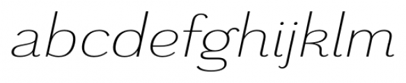 Grenale Ext Light Italic Font LOWERCASE