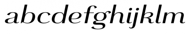 Grenale Ext Medium Italic Font LOWERCASE