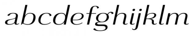 Grenale Ext Regular Italic Font LOWERCASE