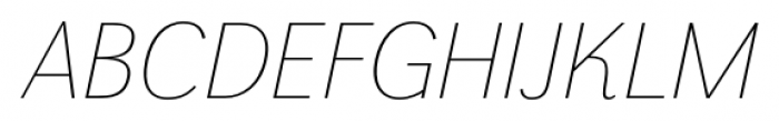 Grenale Norm Thin Italic Font UPPERCASE