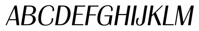 Grenoble Serial Light Italic Font UPPERCASE