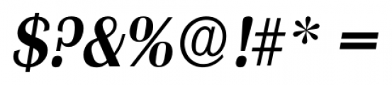 Grenoble Serial Medium Italic Font OTHER CHARS