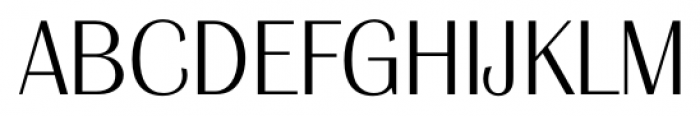 Grenoble Serial Xlight Font UPPERCASE