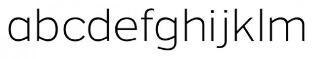 Grey Sans Light Font LOWERCASE