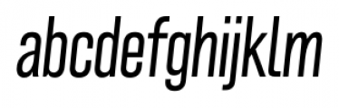 Grillmaster Condensed Light Italic Font LOWERCASE