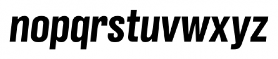 Grillmaster Narrow Bold Italic Font LOWERCASE