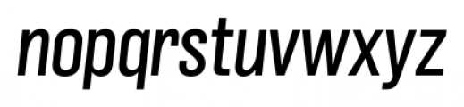 Grillmaster Narrow Italic Font LOWERCASE