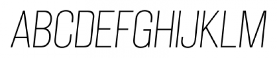 Grillmaster Narrow Thin Italic Font UPPERCASE