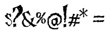 GrindelGrove Regular Font OTHER CHARS
