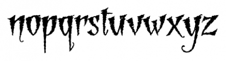 GrindelGrove Regular Font LOWERCASE