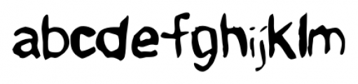 Gritzpop Regular Font LOWERCASE