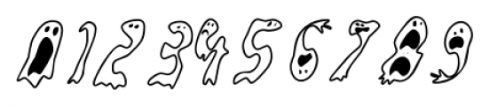 Groovy Ghosties Regular Font OTHER CHARS