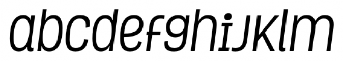 Grota Italic Font LOWERCASE