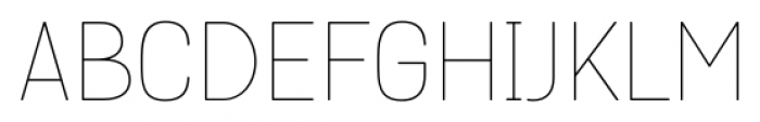 Grota Rounded Thin Font UPPERCASE