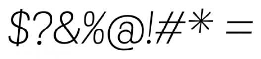 Grota Sans Alt Light Italic Font OTHER CHARS