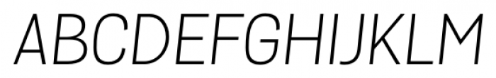 Grota Sans Alt Light Italic Font UPPERCASE