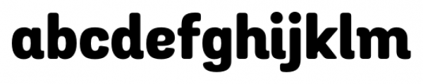 Grota Sans Alt Rounded Heavy Font LOWERCASE