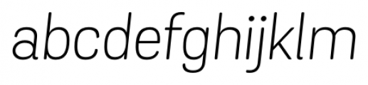 Grota Sans Alt Rounded Light Italic Font LOWERCASE