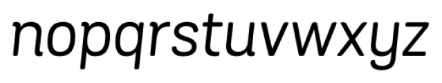 Grota Sans Rounded Italic Font LOWERCASE