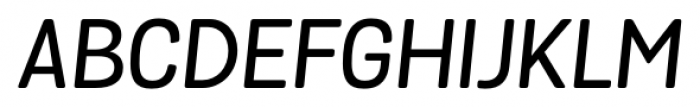Grota Sans Rounded Medium Italic Font UPPERCASE