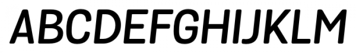 Grota Sans Rounded SemiBold Italic Font UPPERCASE