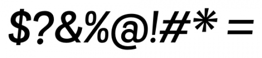 Grota Sans SemiBold Italic Font OTHER CHARS
