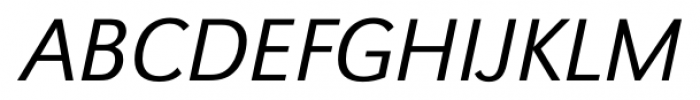 Grotesk FS Light Italic Font UPPERCASE