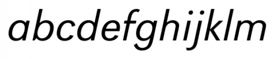 Grotesk FS Light Italic Font LOWERCASE