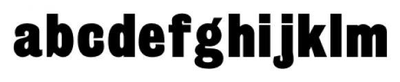 Grotesque Bold Font LOWERCASE