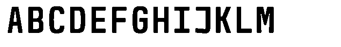 GR Marg Mono Font UPPERCASE