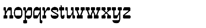 GR Rawdeo Font LOWERCASE