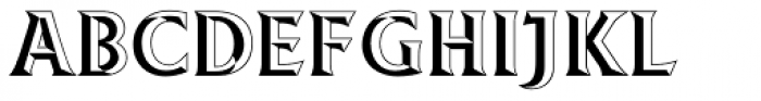 GRK1 Albert Chiseled Font LOWERCASE