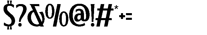 Grace Magona Regular Font OTHER CHARS