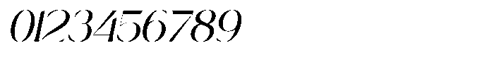 Grace Zyora Italic Font OTHER CHARS