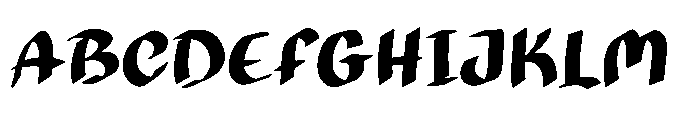 Graceful Easter Font UPPERCASE