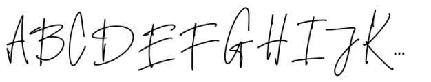 Gracelin Signature Font UPPERCASE
