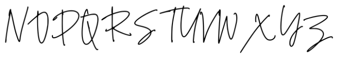 Gracelin Signature Font UPPERCASE