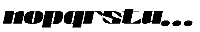 Graceo Black Oblique Font LOWERCASE
