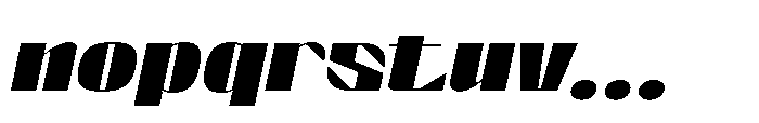 Graceo Bold Oblique Font LOWERCASE